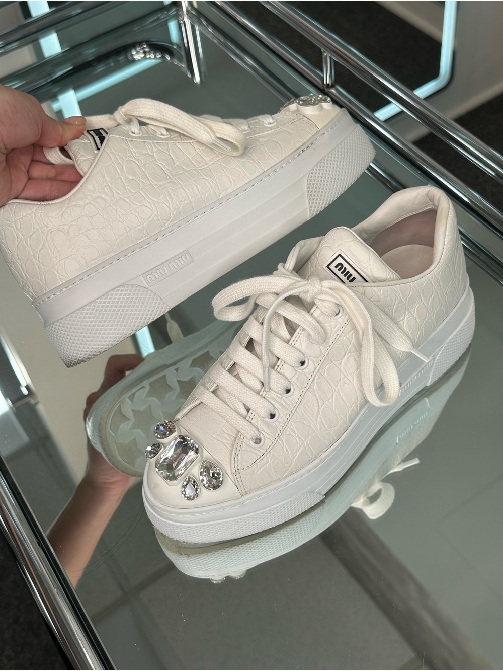 Miu Miu Platform Sneaker